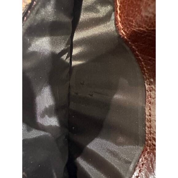 Patricia Nash Leather Marene Floret Twist Lock Wallet in British Tan B000604 - Picture 8 of 8